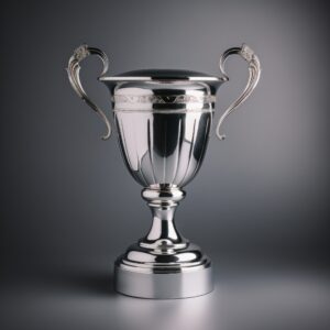 close up metallic chalice